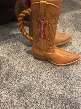 Budweiser Tan Cowboy Boot Stein